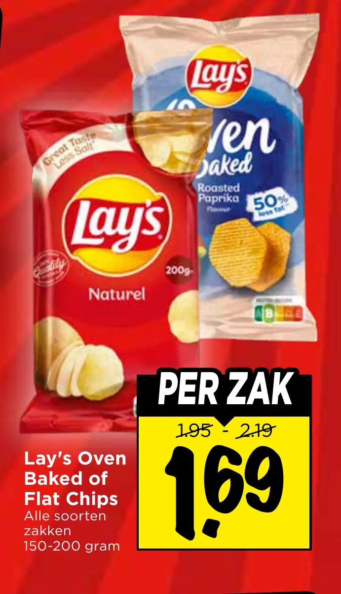 Lay's oven baked of flat chips