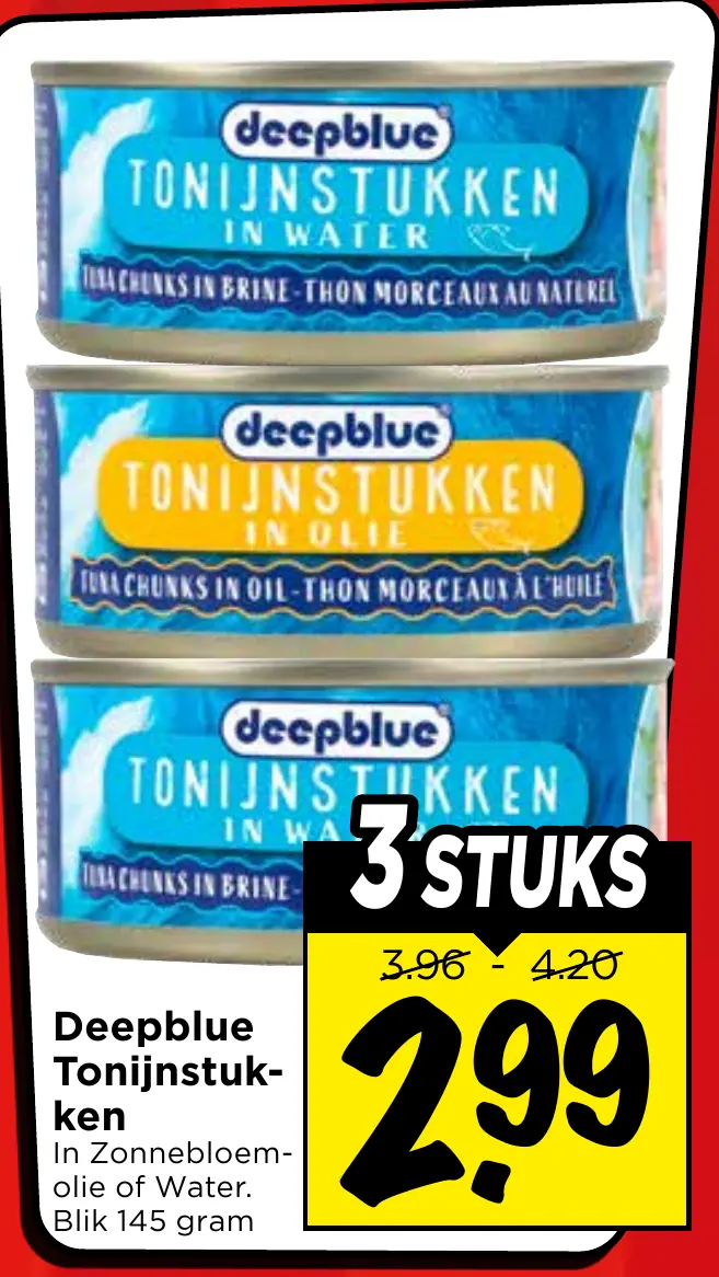 Deepblue tonijnstukken