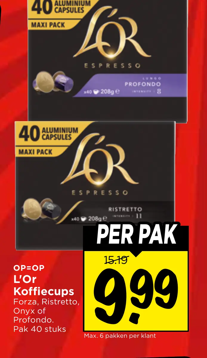 L'Or koffiecups
