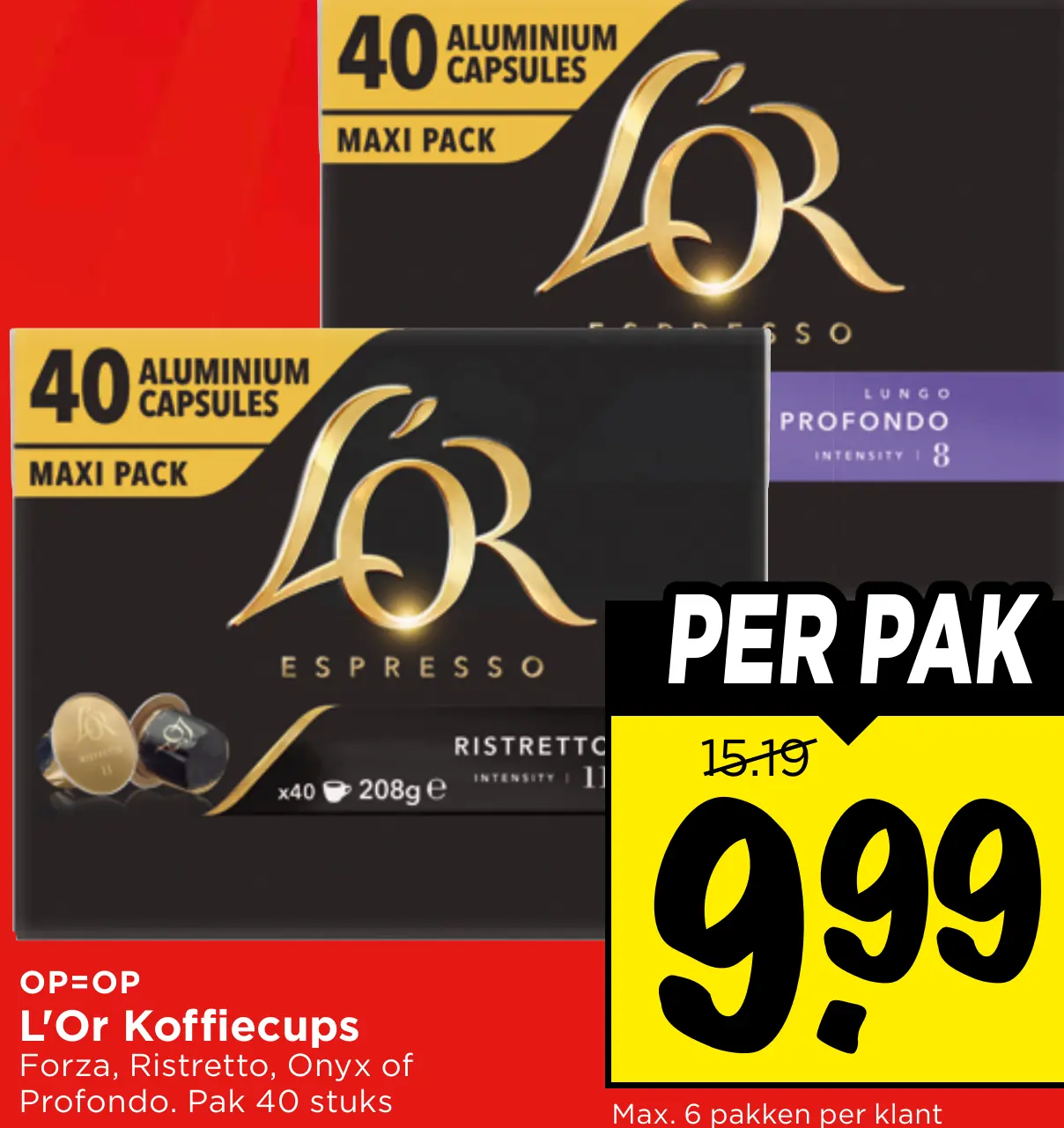 L'Or koffiecups