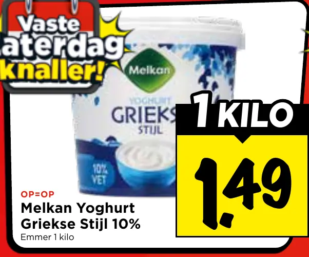 melkan yoghurt griekse stijl 10%