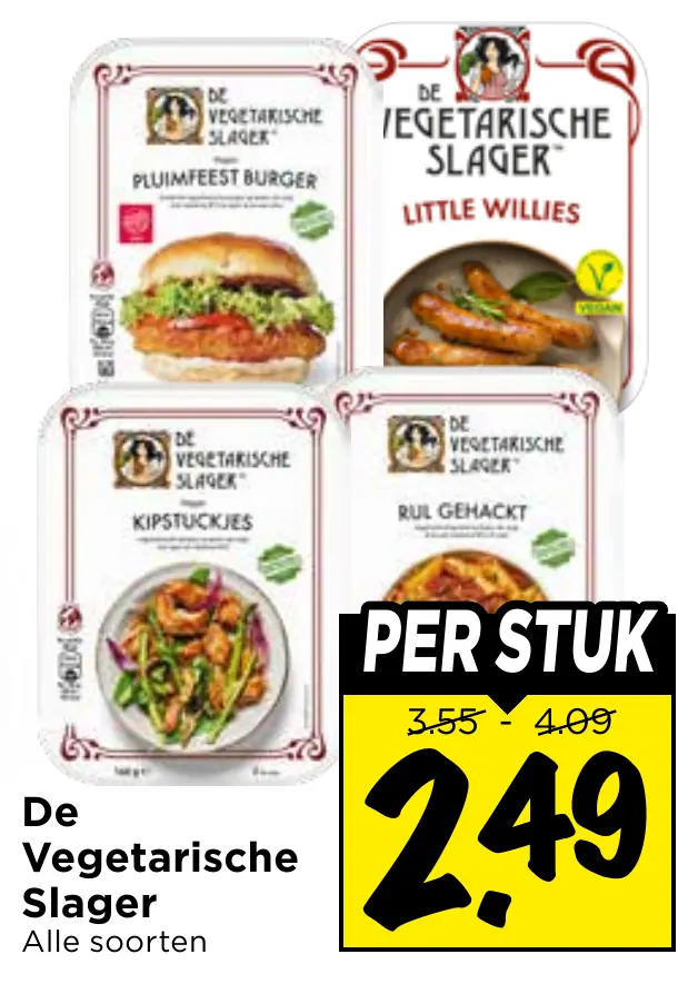 de vegetarische slager