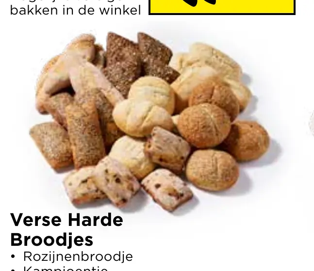 verse harde broodjes