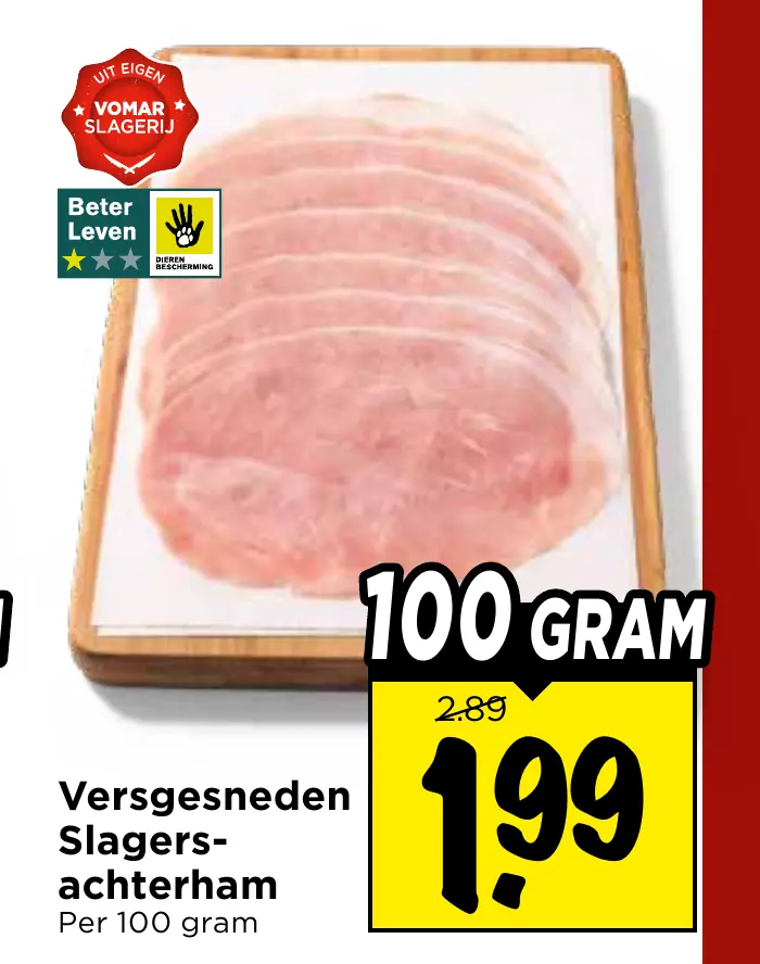 versgesneden slagersachterham