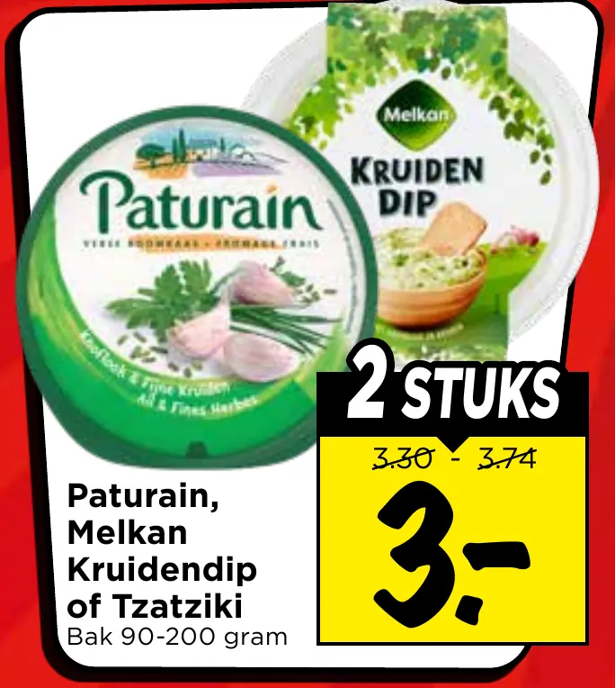 kruidendip of tzatziki