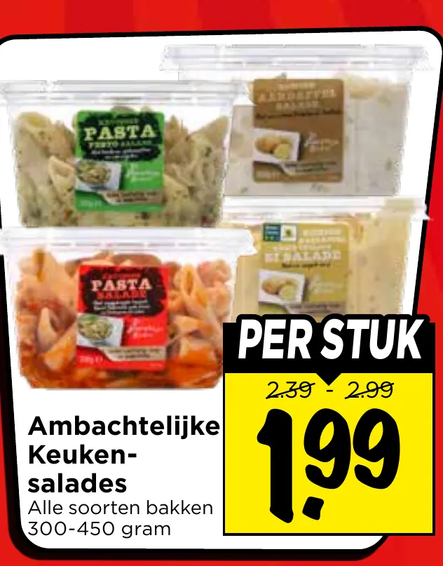 ambachtelijke keukensalades