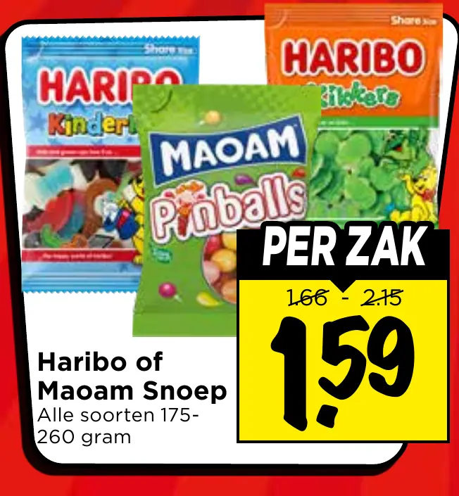 haribo of maoam snoep