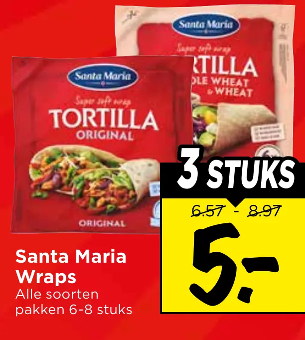 Santa Maria wraps