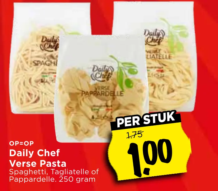 Daily Chef verse pasta
