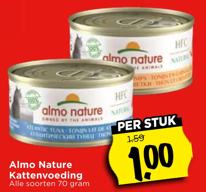 Almo Nature kattenvoeding
