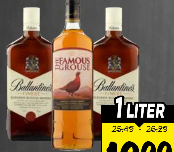 the famous grouse of ballantine's whisky