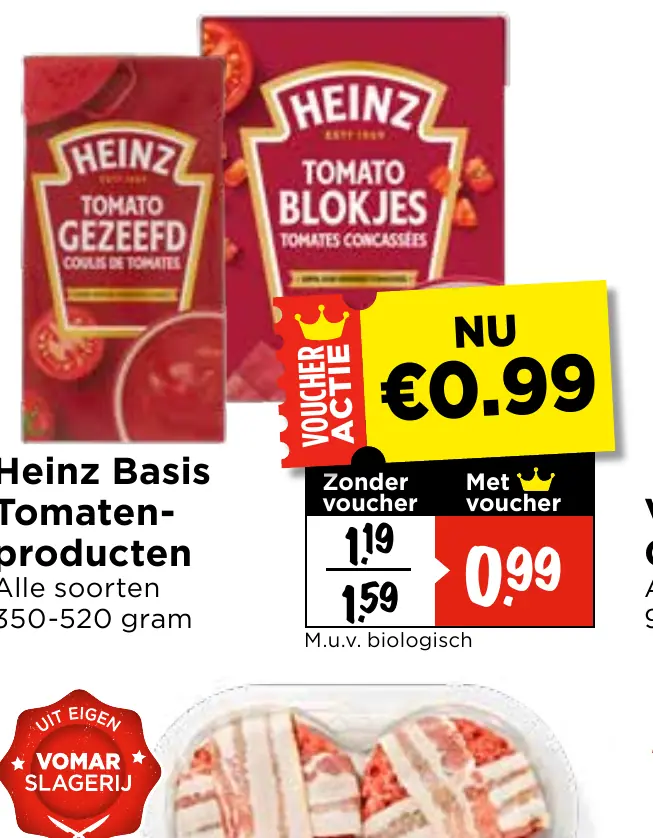 Heinz basis tomatenprodukten