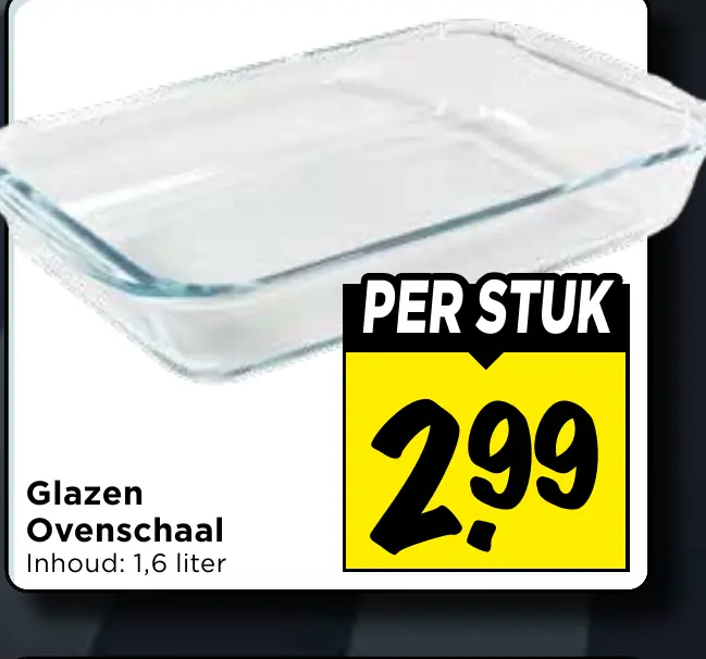 glazen ovenschaal