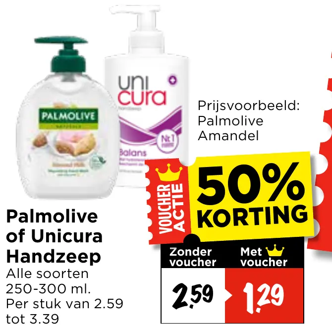 palmolive of unicura handzeep