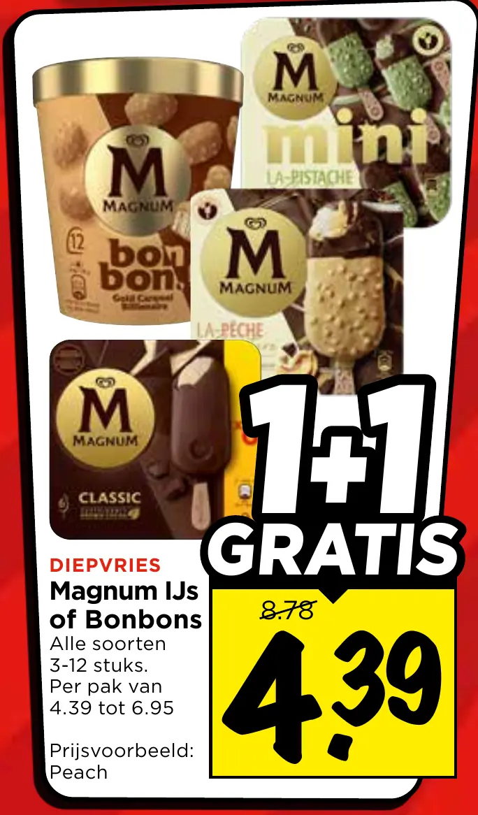 magnum ijs of bonbons