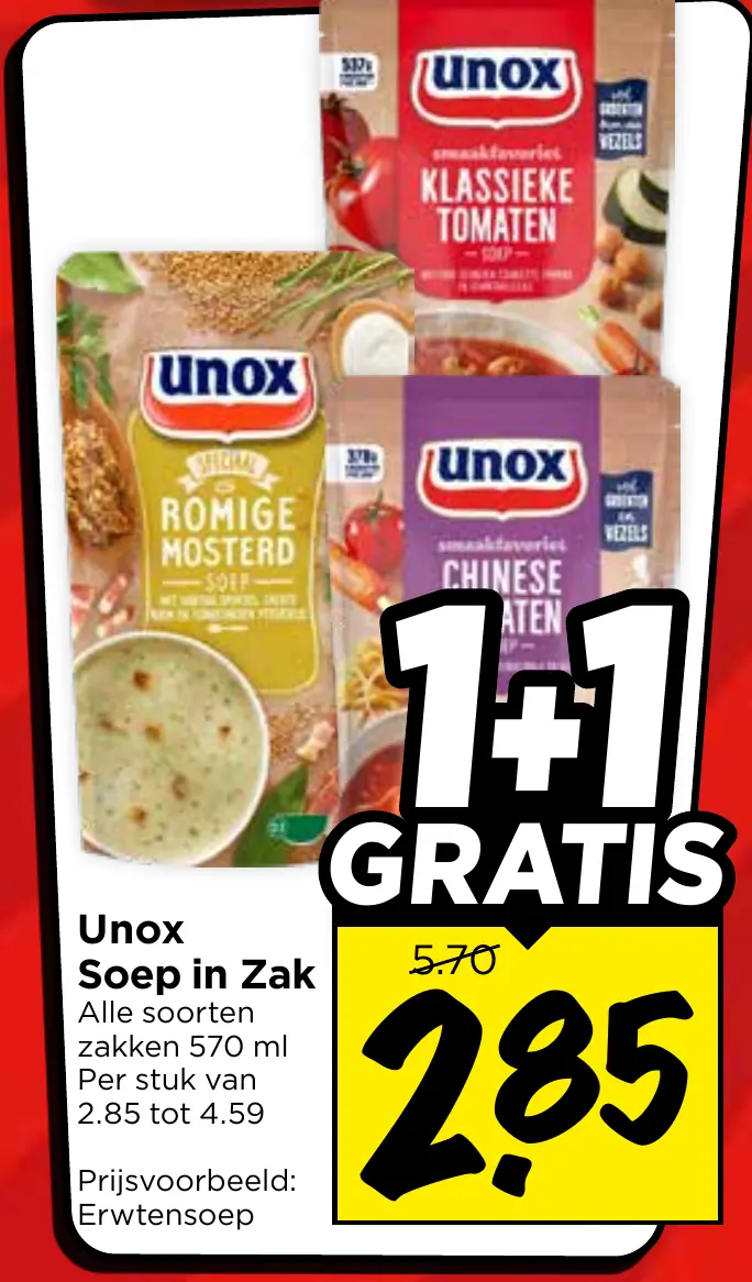 soep in zak