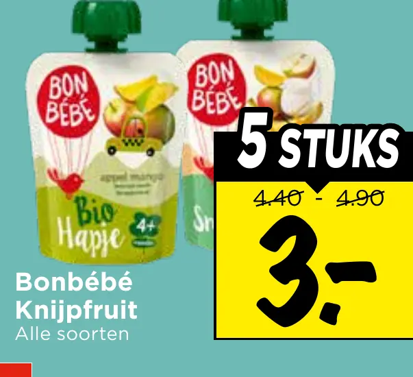 Bonbébé knijpfruit