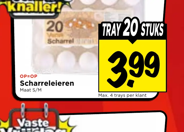 scharreleieren maat s/m