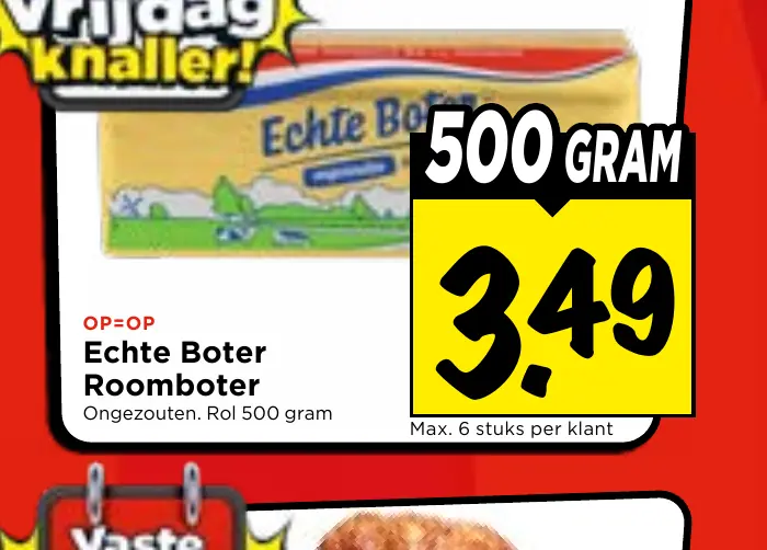 echte boter roomboter ongezouten