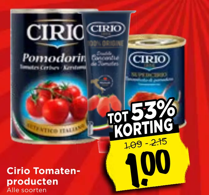 Cirio tomatenproducten