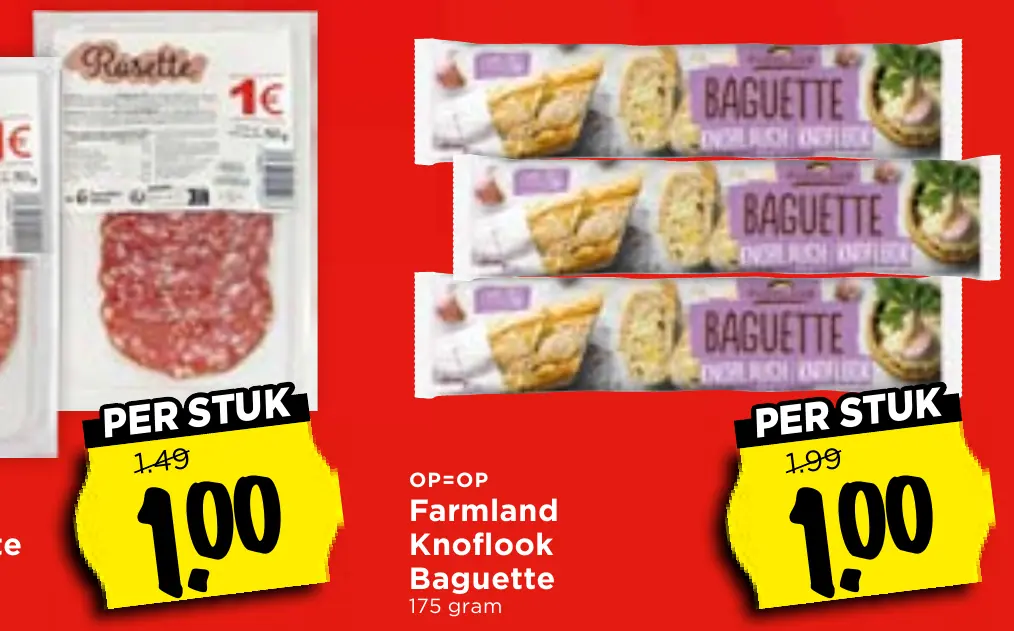 Farmland knoflook baguette
