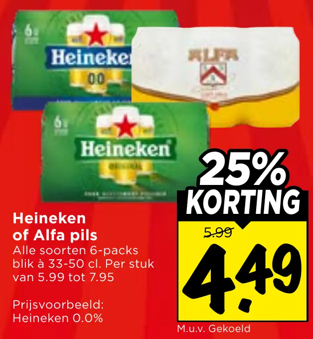 heineken of alfa pils