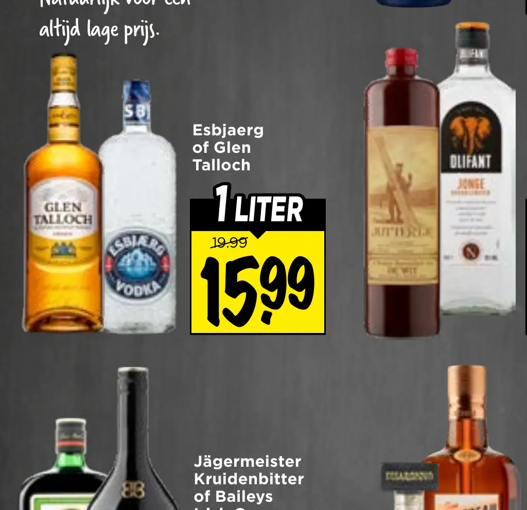 jägermeister kruidenbitter of baileys irish cream