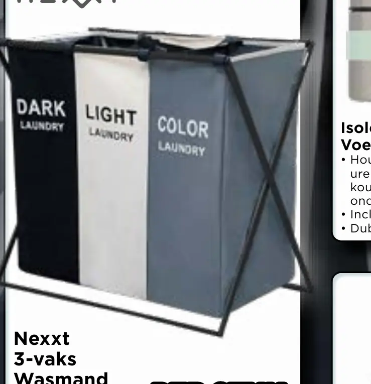 nexxt 3-vaks wasmand