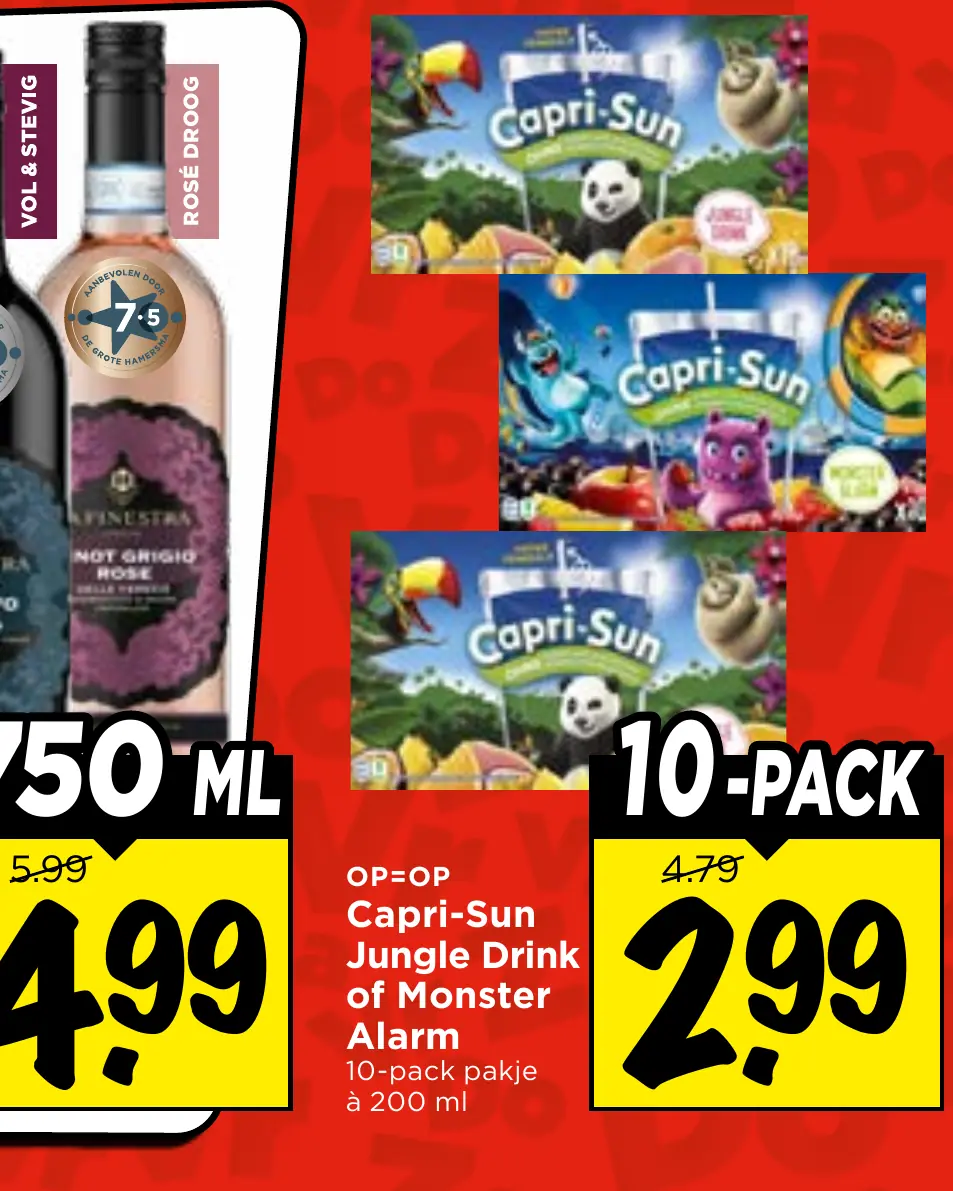 Capri-Sun jungle drink of monster alarm