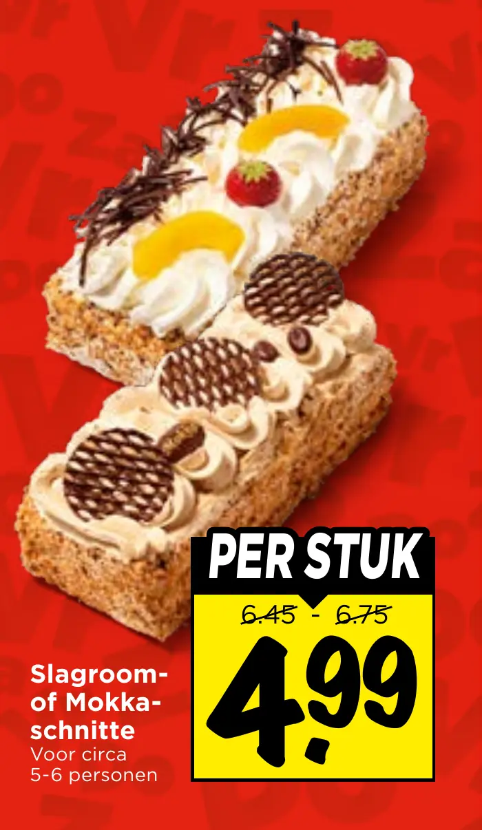 slagroomof mokkaschnitte