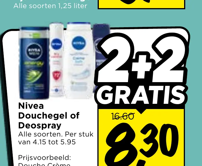 nivea douchegel of deospray