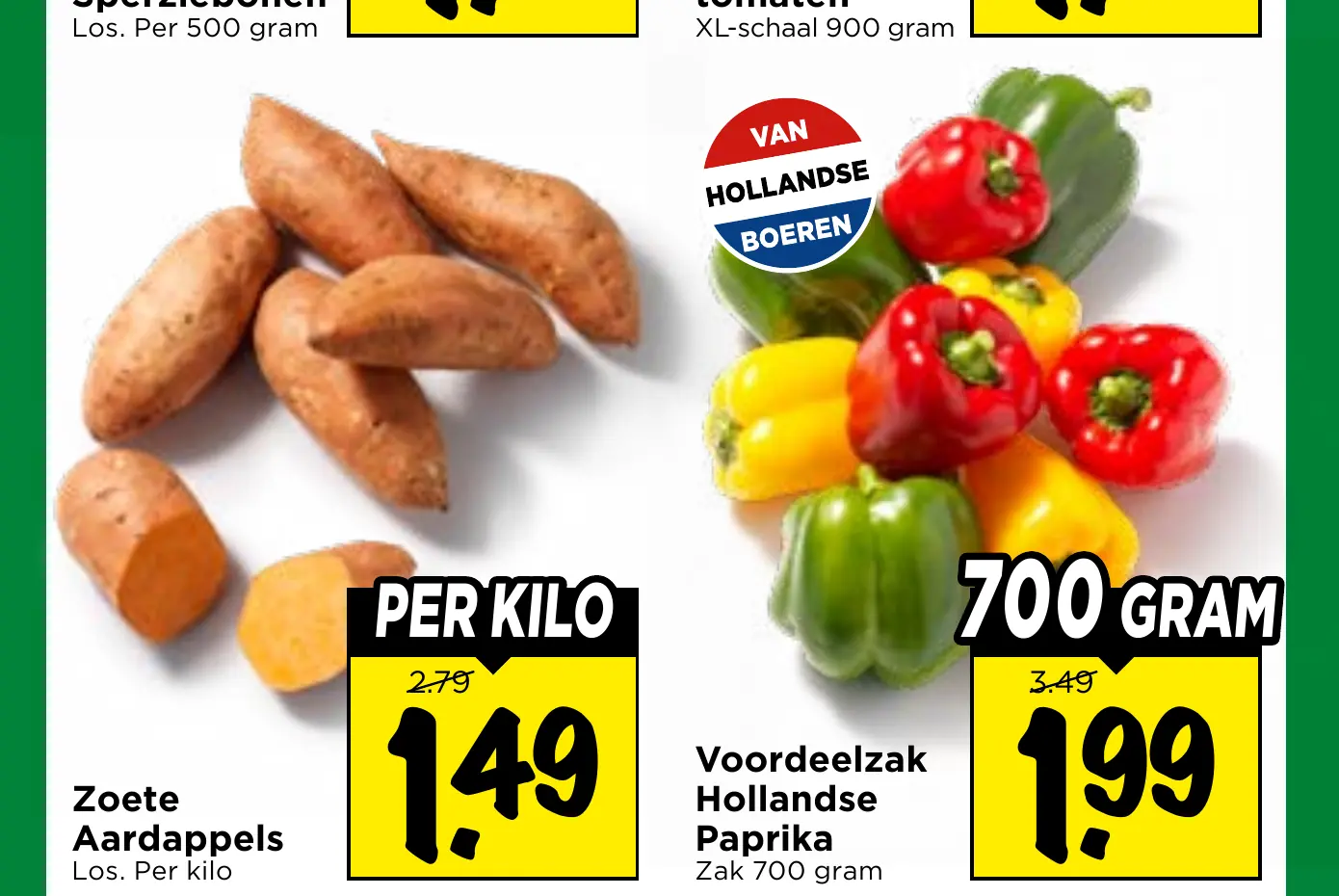 voordeelzak hollandse paprika