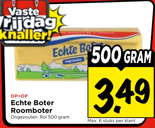 echte boter roomboter ongezouten