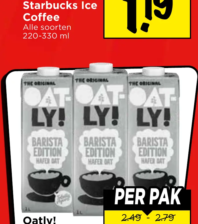 Oatly! houdbare plantaardige zuivel
