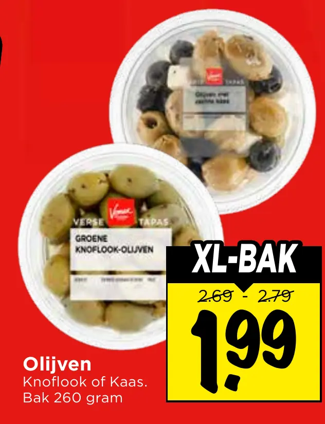 olijven knoflook of kaas