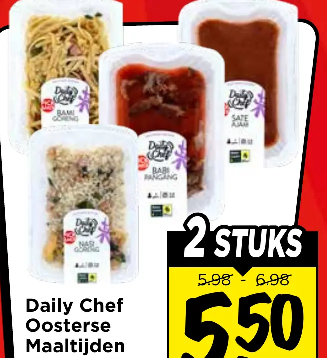 Daily Chef oosterse maaltijden