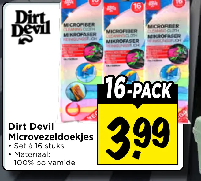 Dirt Devil microvezeldoekjes