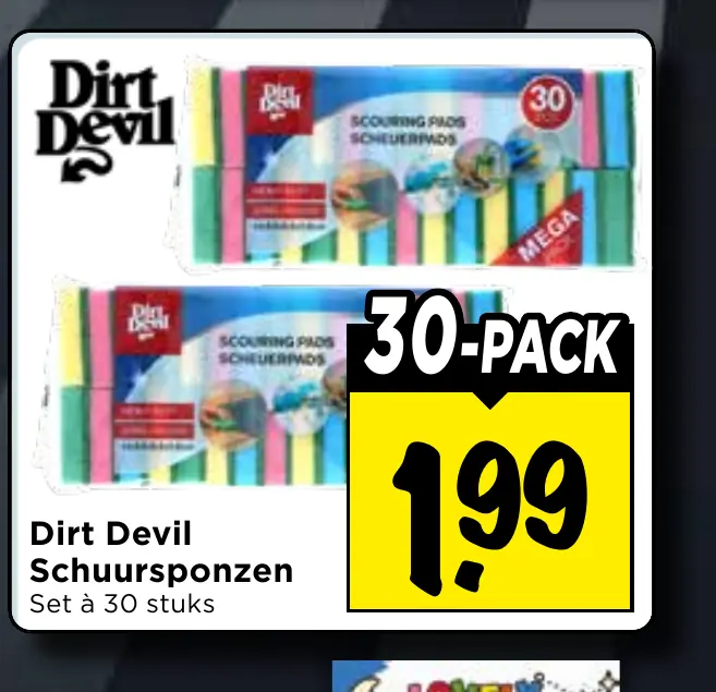 Dirt Devil schuursponzen