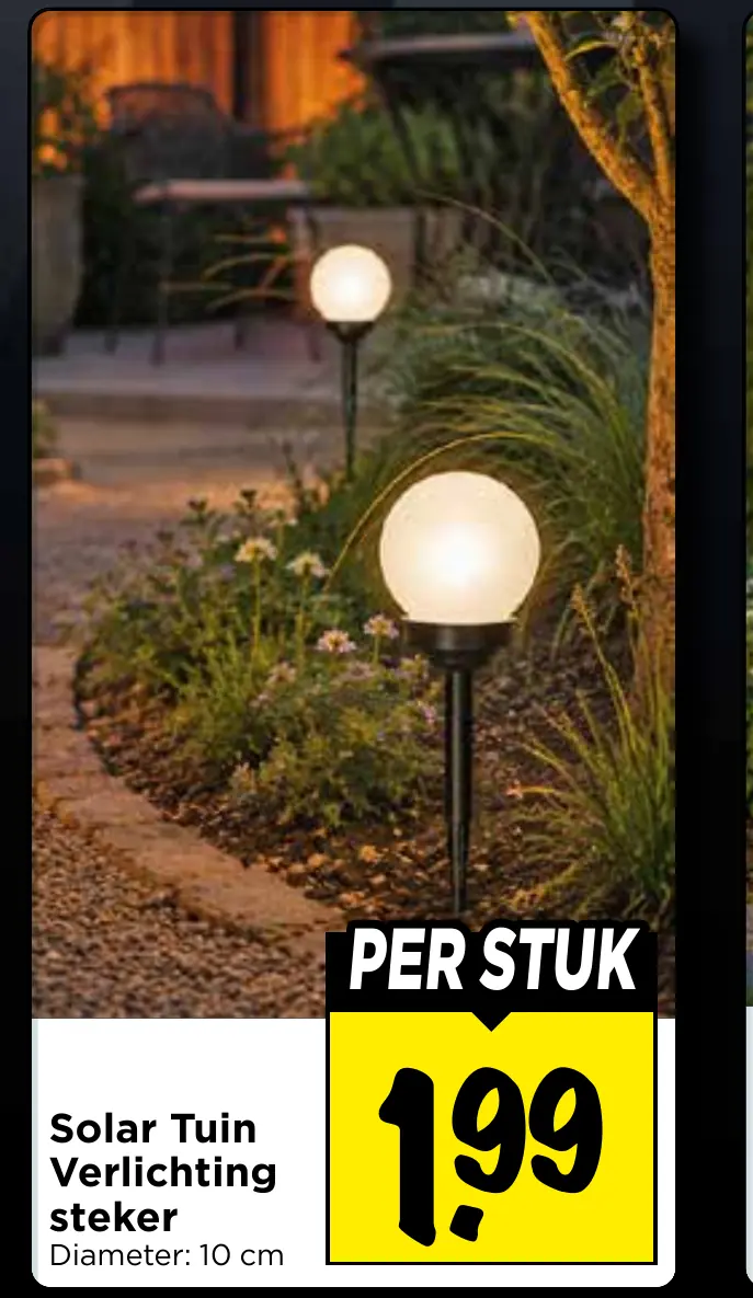 solar tuin verlichting steker