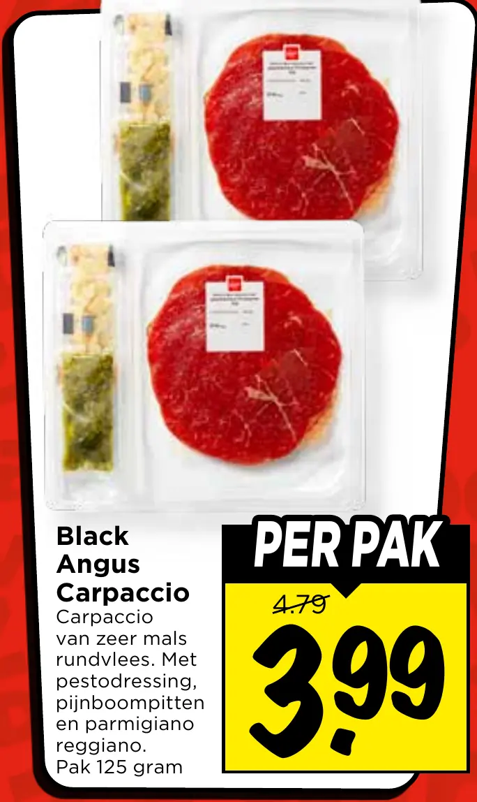 black angus carpaccio