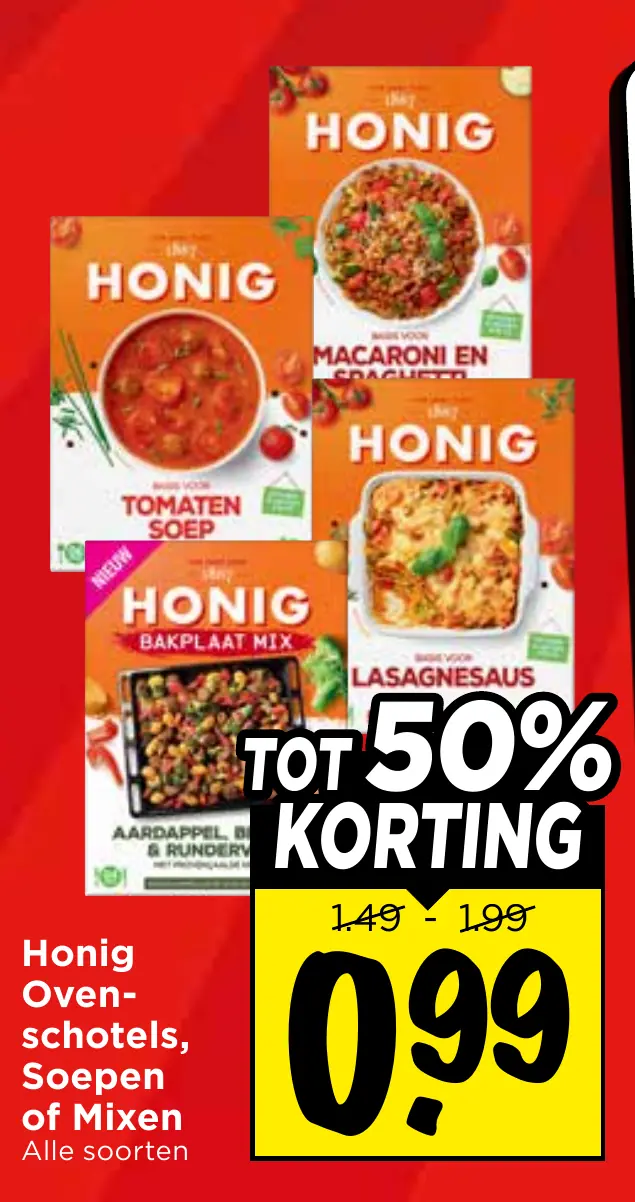 Honig oven-schotels, soepen of mixen