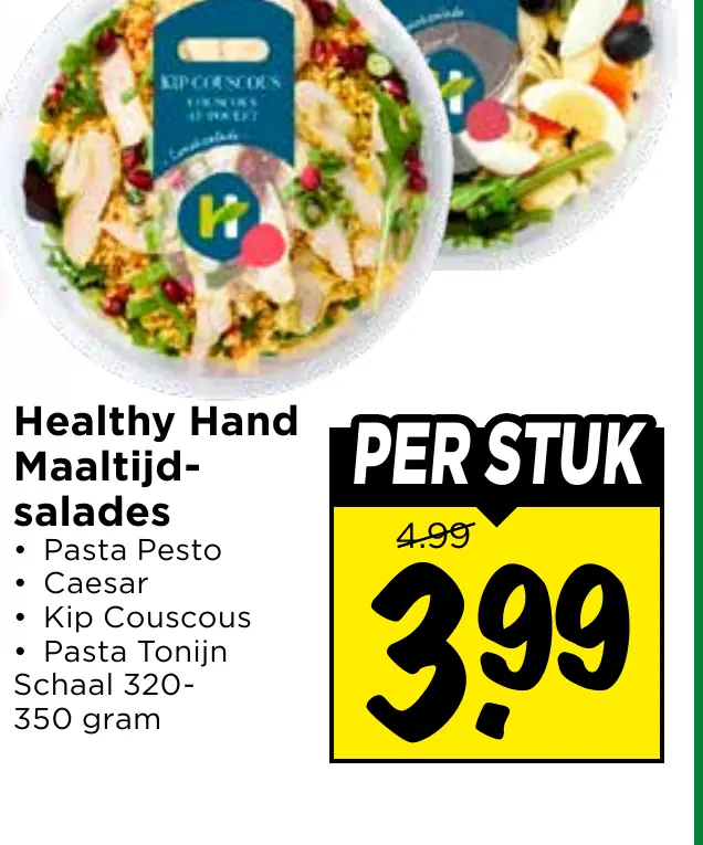 Healthy Hand maaltijdsalades