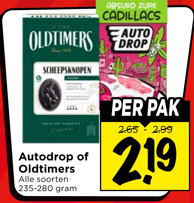 autodrop of oldtimers
