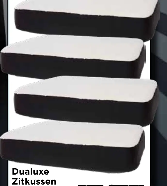 Dualuxe zitkussen met gel