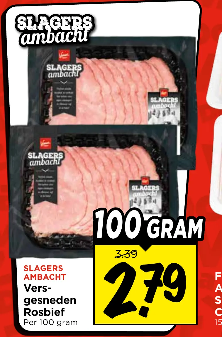 vers-gesneden rosbief