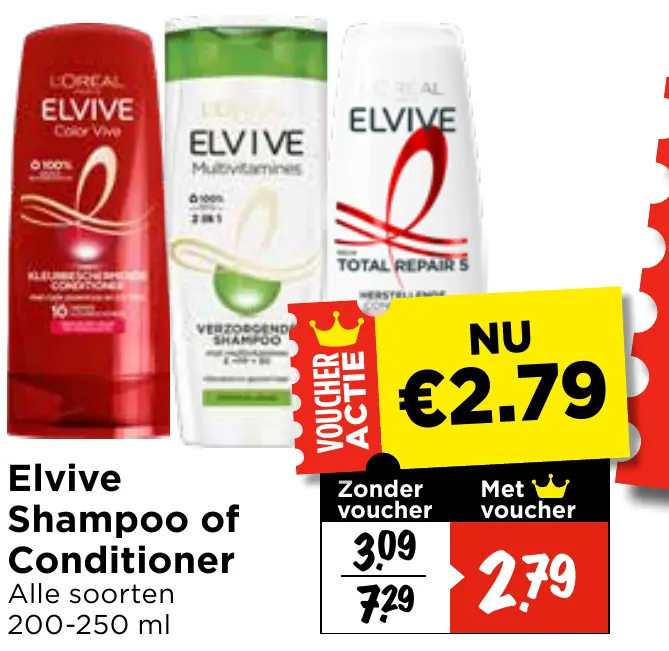 Elvive shampoo of conditioner