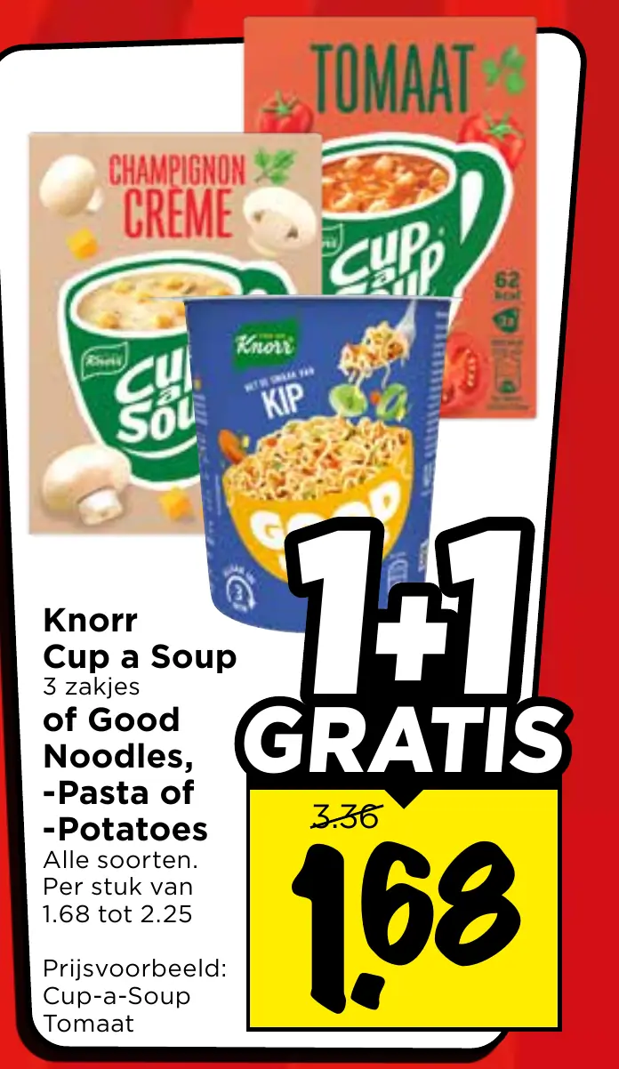 Knorr cup a soup / good noodles / pasta / potatoes