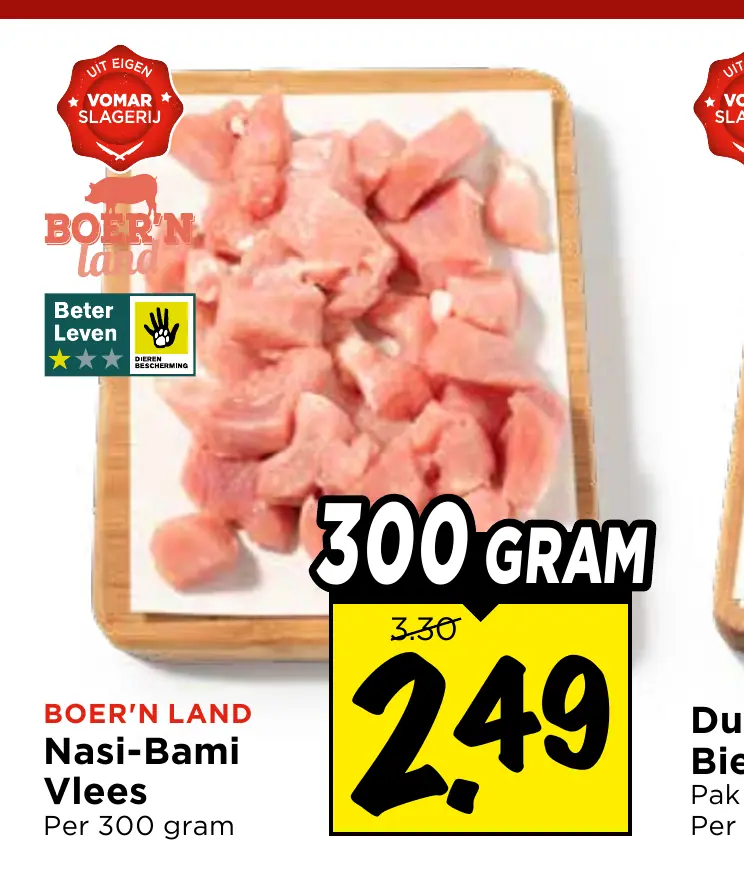 Boer'n Land nasi-bami vlees