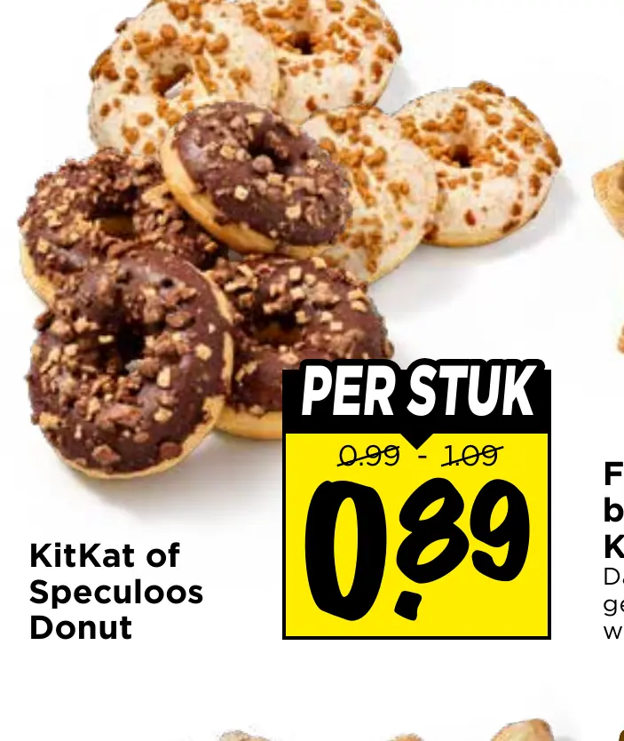 kitkat of speculoos donut