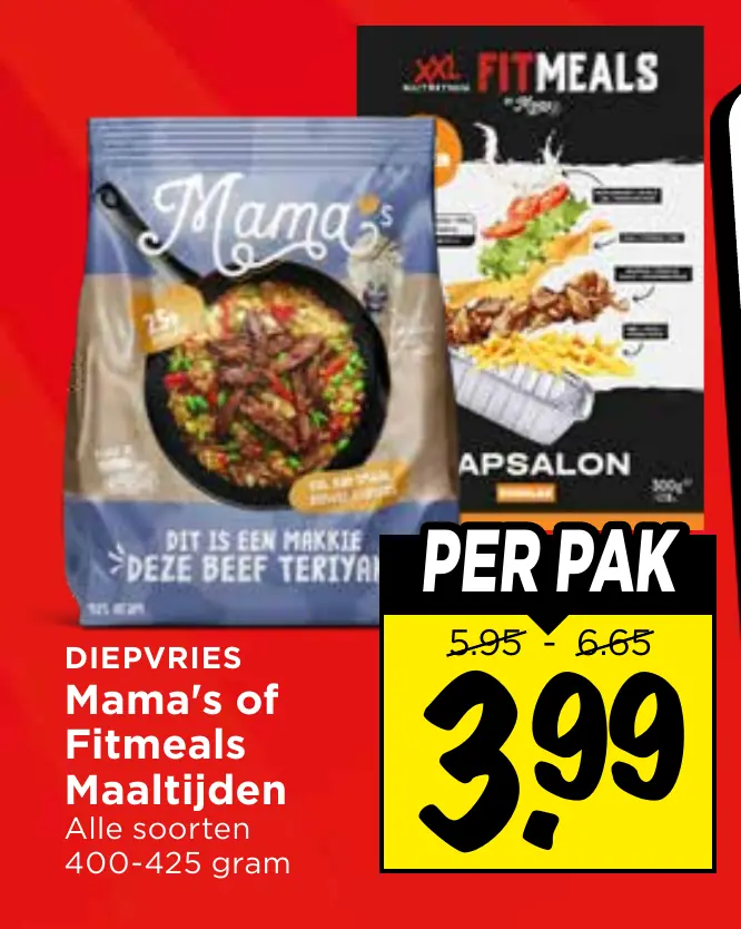 mama's of fitmeals maaltijden